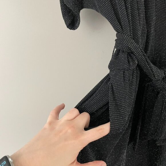 Lovers and Friends Nighttime Sky Belted Romper in Black Size Small - Picture 5 of 7